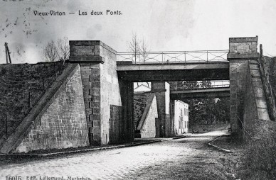 Virton-St Mard-les 2 ponts  (St Mard ville et Athus-Meuse).jpg